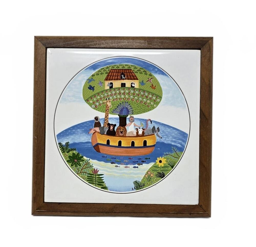 Villeroy & Boch Design Naif Noah’s Ark Framed Tile Gerard Laplau